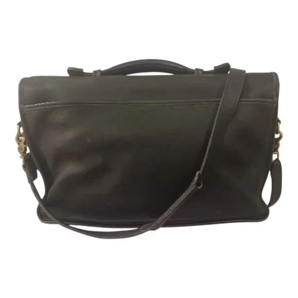 Vintage Coach Black Lexington Briefcase Messenger Satchel Bag Style #5265 - Picture 4 of 10